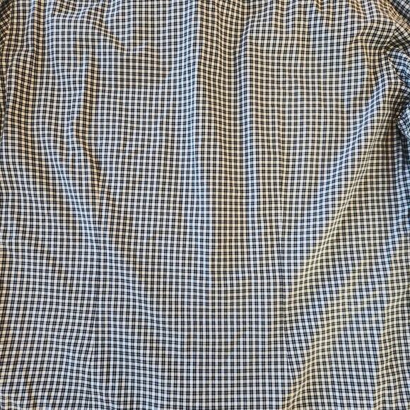 ZARA MAN tailored-fit long sleeve button-up shirt size 17 XL black plaid - Picture 5 of 6
